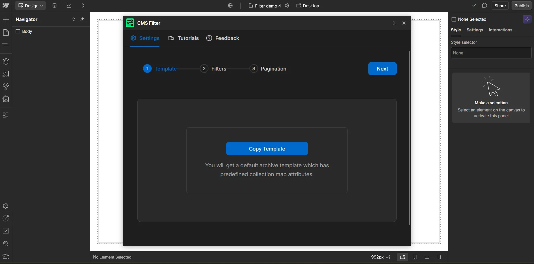 Checkboxes (Sidebar) — screenshot 1