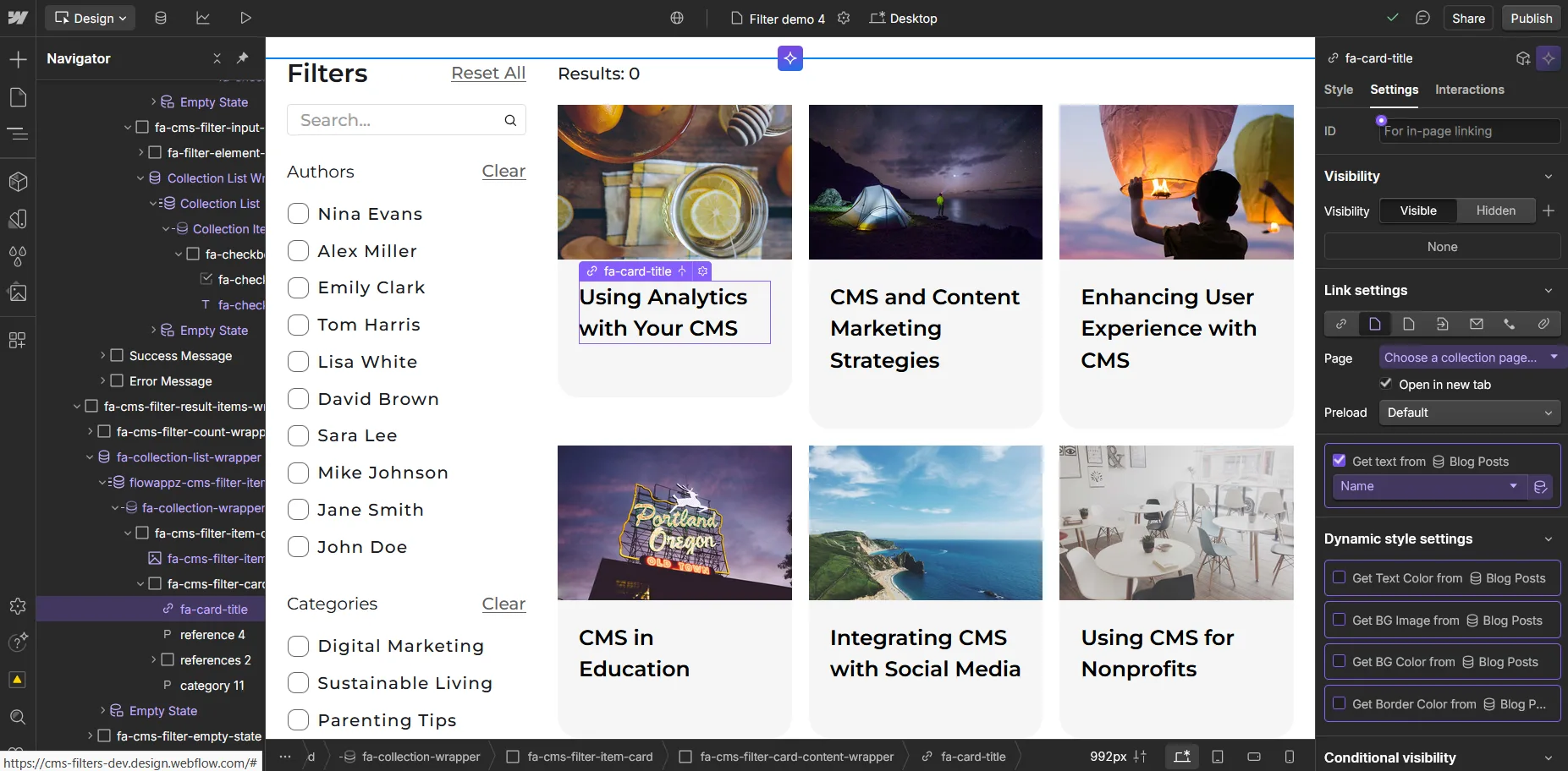 Checkboxes (Sidebar) — screenshot 9