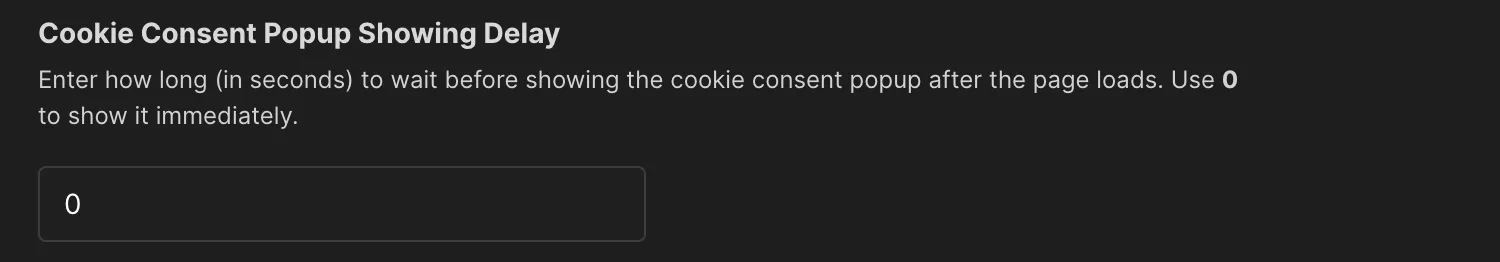 Cookie Consent Popup Showing Delay — screenshot 1