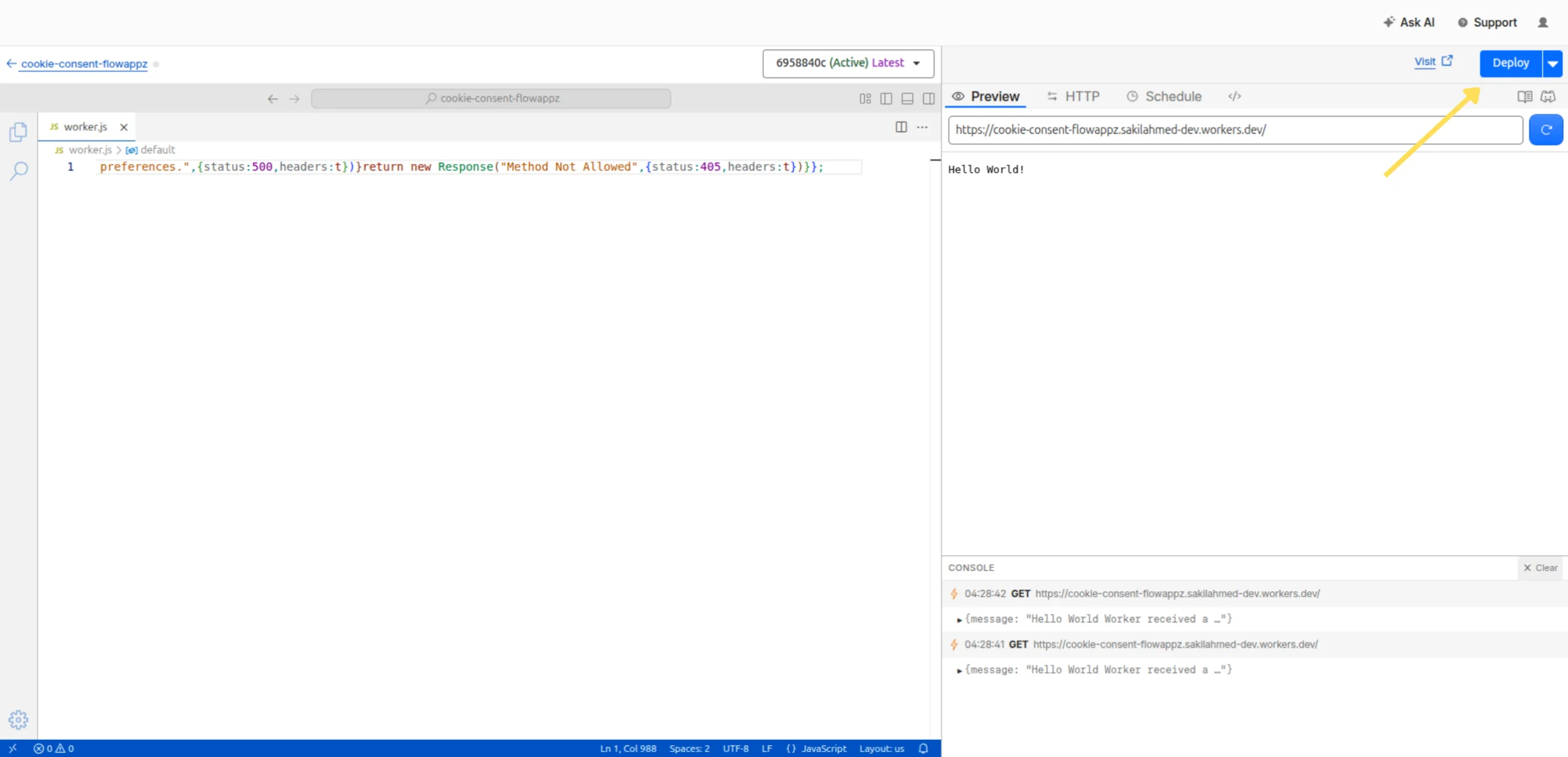 Cookie Consent Storing — screenshot 8