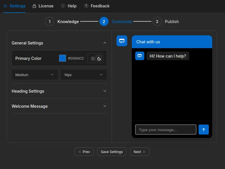 Customize — screenshot 1
